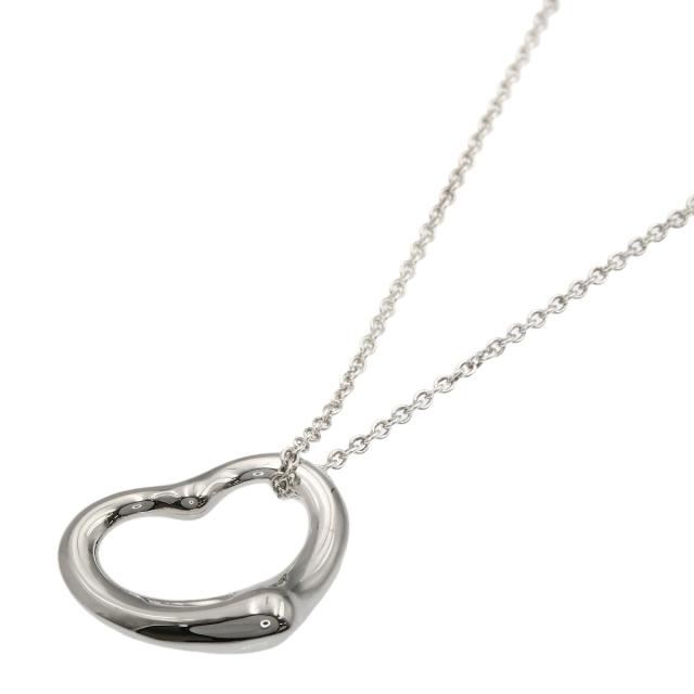ティファニー TIFFANY&amp;Co.  オープンハート  ネックレス シルバー レディース  中古_1