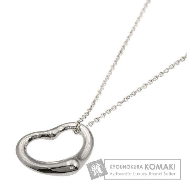ティファニー TIFFANY&amp;Co.  オープンハート  ネックレス シルバー レディース  中古