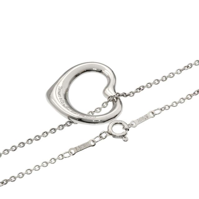 ティファニー TIFFANY&amp;Co.  オープンハート  ネックレス シルバー レディース  中古_2