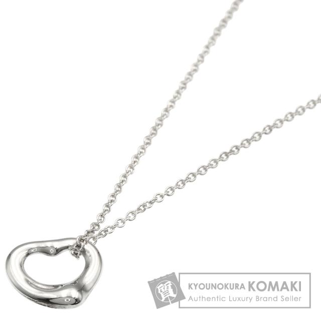ティファニー TIFFANY&amp;Co.  オープンハート ミニ  ネックレス シルバー レディース  中古