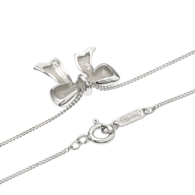 ティファニー TIFFANY&amp;Co.  リボンモチーフ  ネックレス シルバー レディース  中古_2
