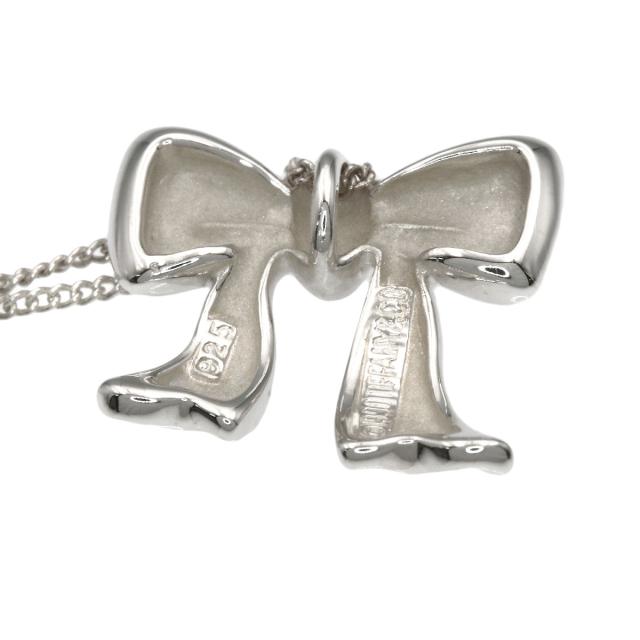 ティファニー TIFFANY&amp;Co.  リボンモチーフ  ネックレス シルバー レディース  中古_4