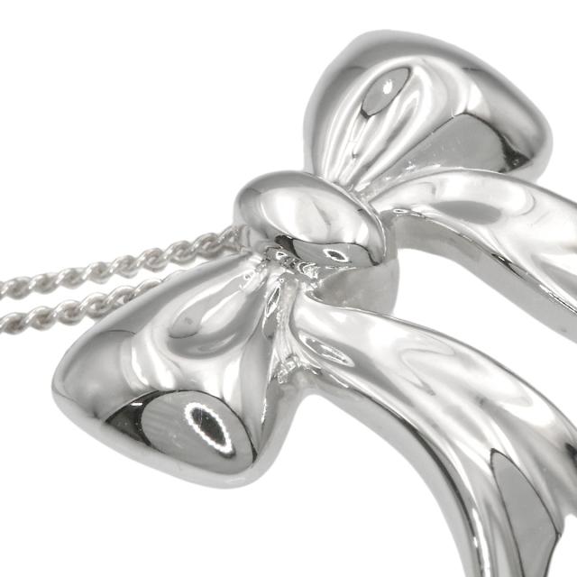 ティファニー TIFFANY&amp;Co.  リボンモチーフ  ネックレス シルバー レディース  中古_6
