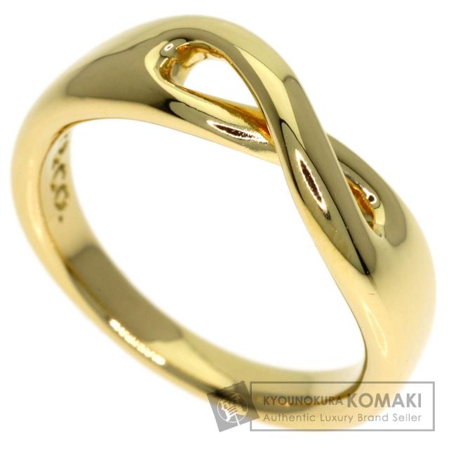 ティファニー TIFFANY&amp;Co.  インフィニティ  リング・指輪 K18イエローゴールド レディース  中古