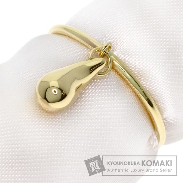 ティファニー TIFFANY&Co.  ティアドロップ  輪っか・指環 K18黄色ゴールド レディース  中古