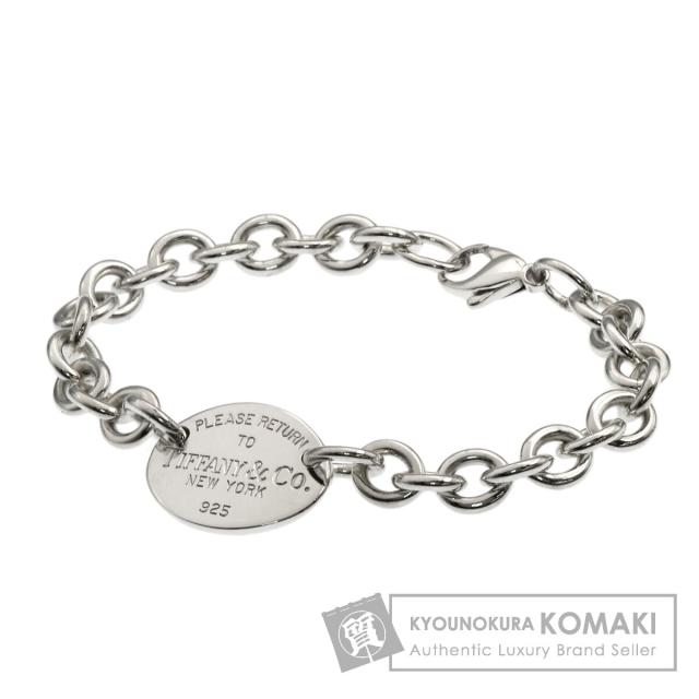 ティファニー TIFFANY&Co. リターントゥ ティファニー オーバルタグ ブレスレット シルバー 中古