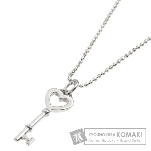 ティファニー TIFFANY&amp;Co.  ハートキー  ネックレス シルバー レディース  中古