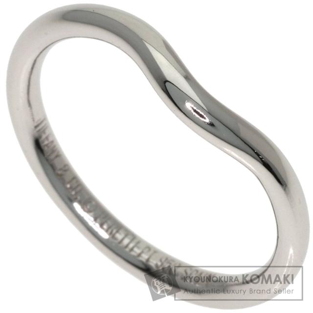 ティファニー TIFFANY&Co. カーブドバンド リング・指輪 プラチナPT950 レディース 中古