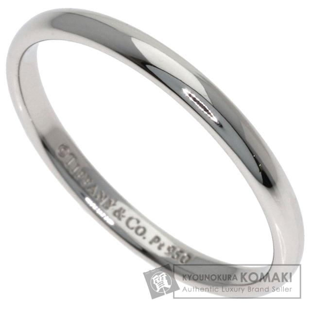 ティファニー TIFFANY&amp;Co.  スタッキングバンド  リング・指輪 プラチナPT950 レディース  中古