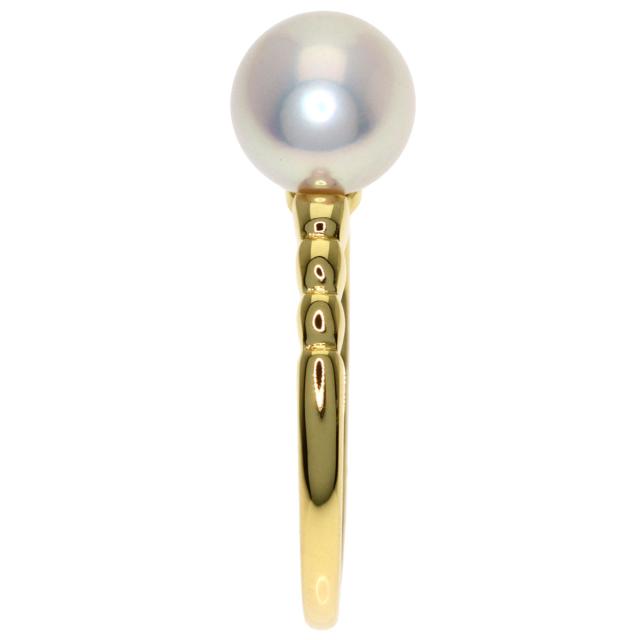 ミキモト MIKIMOTO パール 真珠 リング・指輪 K18イエローゴールド レディース 中古_3
