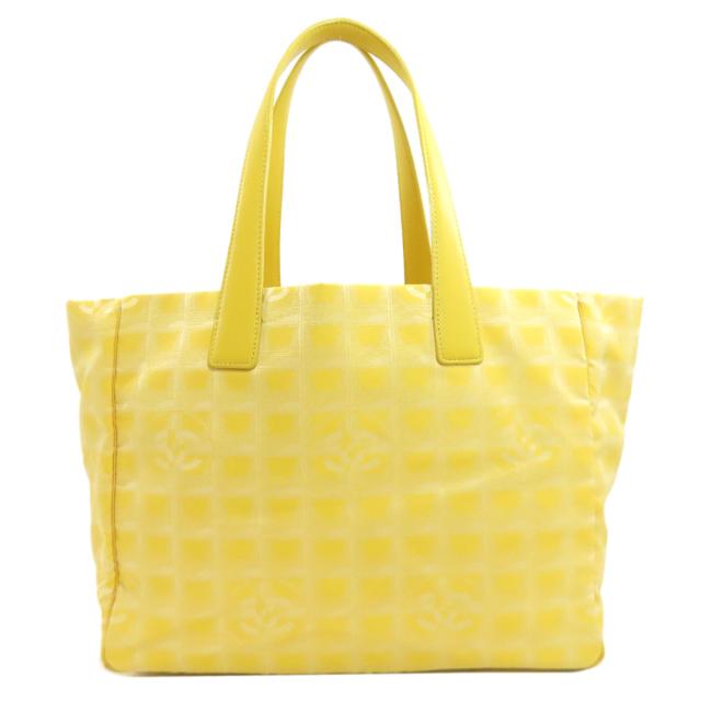 シャネル CHANEL ニュートラベルラインMM シルバー金具 トートバッグ ナイロン素材 中古_1