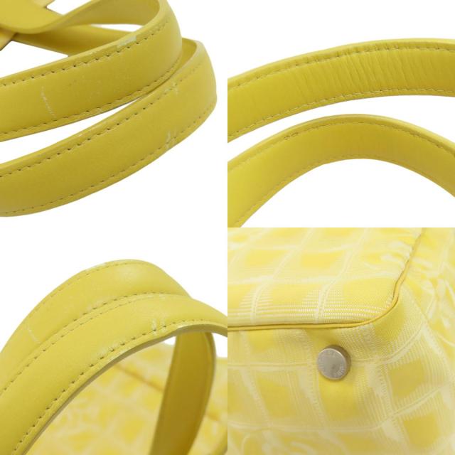 シャネル CHANEL ニュートラベルラインMM シルバー金具 トートバッグ ナイロン素材 中古_8