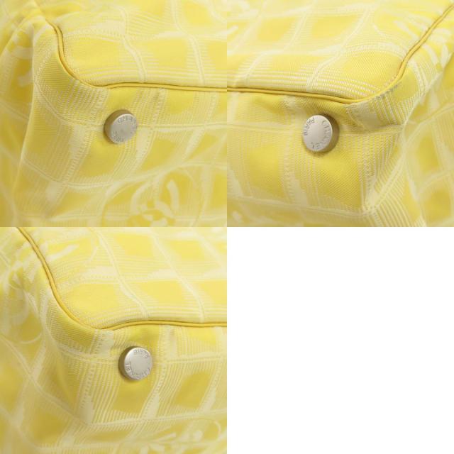 シャネル CHANEL ニュートラベルラインMM シルバー金具 トートバッグ ナイロン素材 中古_9