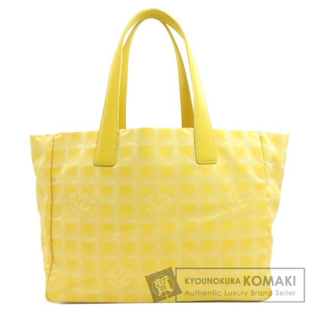 シャネル CHANEL ニュートラベルラインMM シルバー金具 トートバッグ ナイロン素材 中古