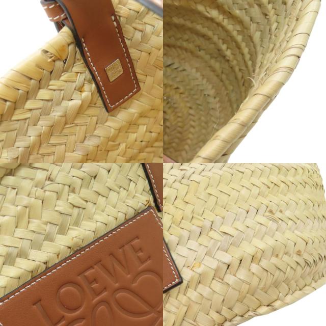 ロエベ LOEWE バスケットバッグ トートバッグ ラフィア レディース 中古_7