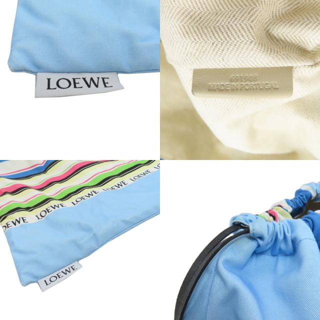ロエベ LOEWE バスケットバッグ トートバッグ ラフィア レディース 中古_6