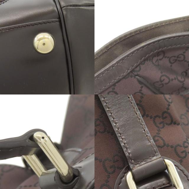 グッチ GUCCI 257290 GG柄 アウトレット トートバッグ ナイロン素材 レディース 中古_7