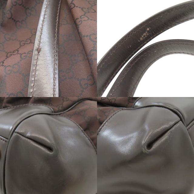グッチ GUCCI 257290 GG柄 アウトレット トートバッグ ナイロン素材 レディース 中古_8