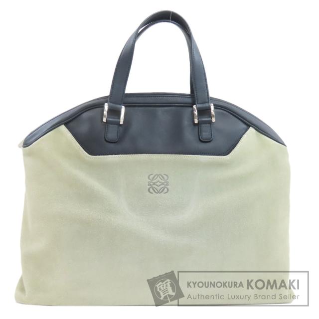 ロエベ LOEWE  アナグラム  トートバッグ スウェード レディース  中古