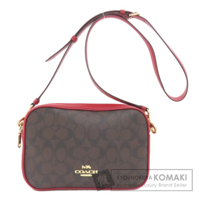 コーチ COACH 68168  シグネチャー  ショルダーバッグ PVC レディース  中古