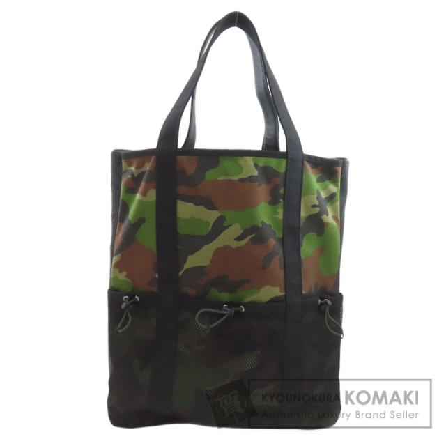 エムシーエム MCM  カモフラージュ柄  トートバッグ キャンバス レディース  中古