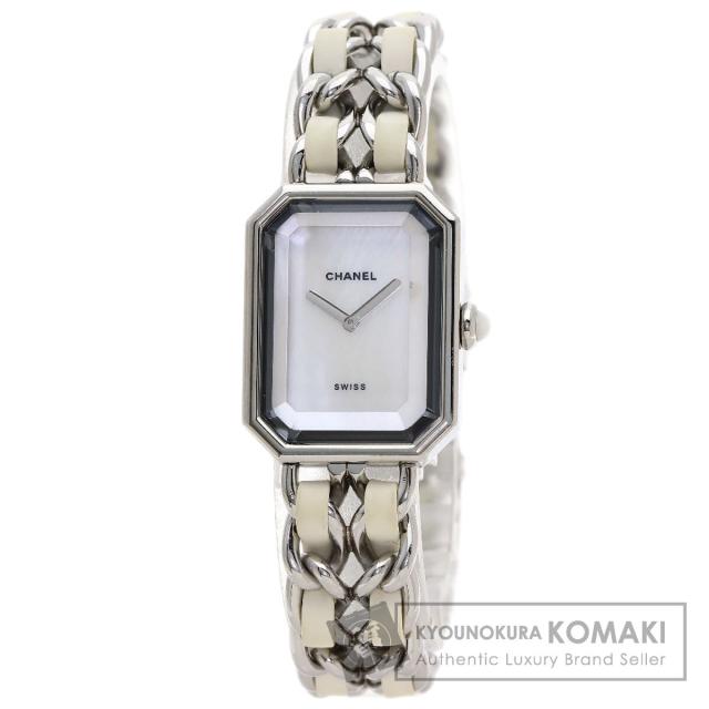 シャネル CHANEL H1639  プルミエール  腕時計 ステンレススチール SSx革   レディース  中古