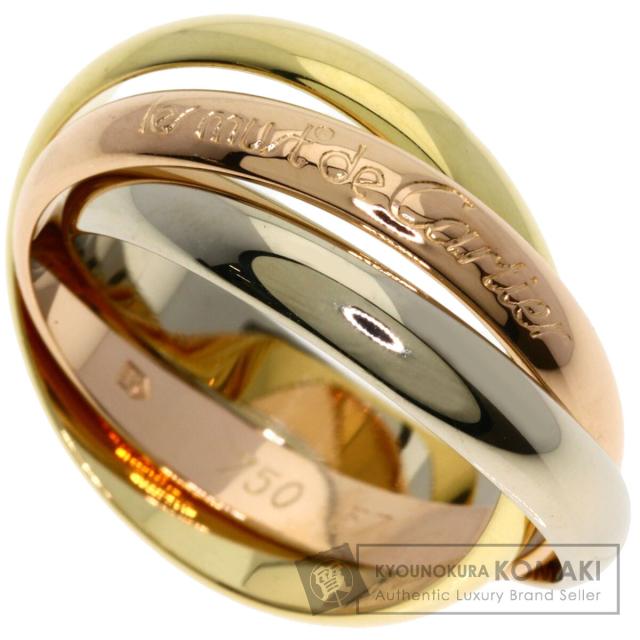 カルティエ CARTIER  トリニティ #57  リング・指輪 K18イエローゴールド レディース  中古
