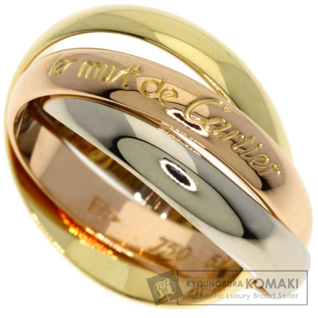 カルティエ CARTIER トリニティ #51 リング・指輪 K18イエローゴールド レディース 中古