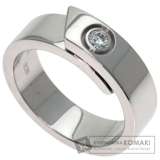 カルティエ CARTIER  アニバーサリー ダイヤモンド #52  リング・指輪 K18ホワイトゴールド 中古