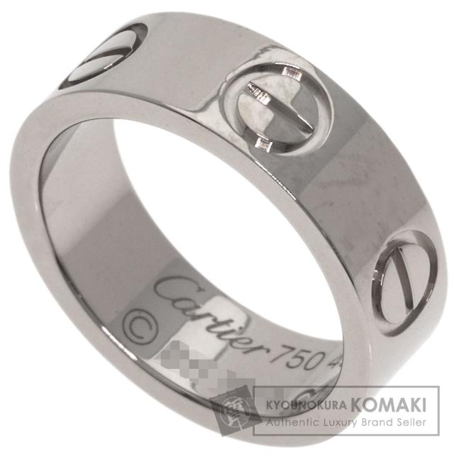 カルティエ CARTIER  ラブリング #45  リング・指輪 K18ホワイトゴールド レディース  中古