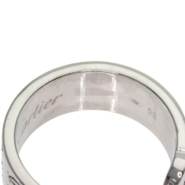 カルティエ CARTIER  2Cリング 2000年 クリスマス限定 #55  リング・指輪 K18ホワイトゴールド 中古_6