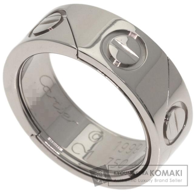 カルティエ CARTIER  アストロ ラブリング #52  リング・指輪 K18ホワイトゴールド レディース 中古