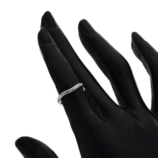 ティファニー TIFFANY&Co. カーブドバンド パヴェ ダイヤモンド リング・指輪 プラチナPT950 中古_7