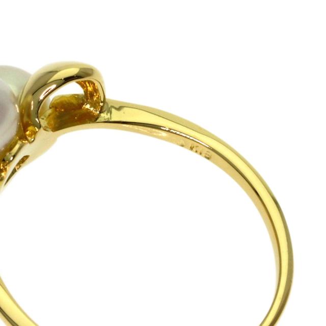 ミキモト MIKIMOTO パール 真珠 リング・指輪 K18イエローゴールド レディース 中古_5