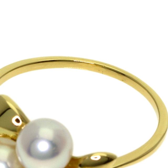 ミキモト MIKIMOTO パール 真珠 リング・指輪 K18イエローゴールド レディース 中古_6