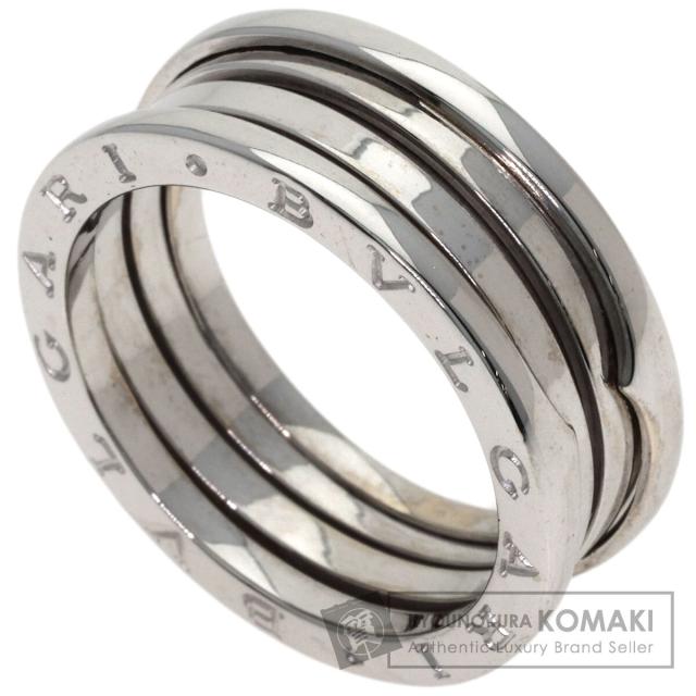 ブルガリ BVLGARI  B-zero1 ビーゼロワン 3バンド #63  リング・指輪 K18ホワイトゴールド メンズ 中古