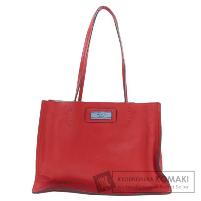 プラダ PRADA  エティケット  トートバッグ レザー レディース  中古