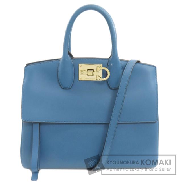 サルヴァトーレフェラガモ Salvatore Ferragamo  ガンチーニ金具 2WAY  ハンドバッグ レザー 中古