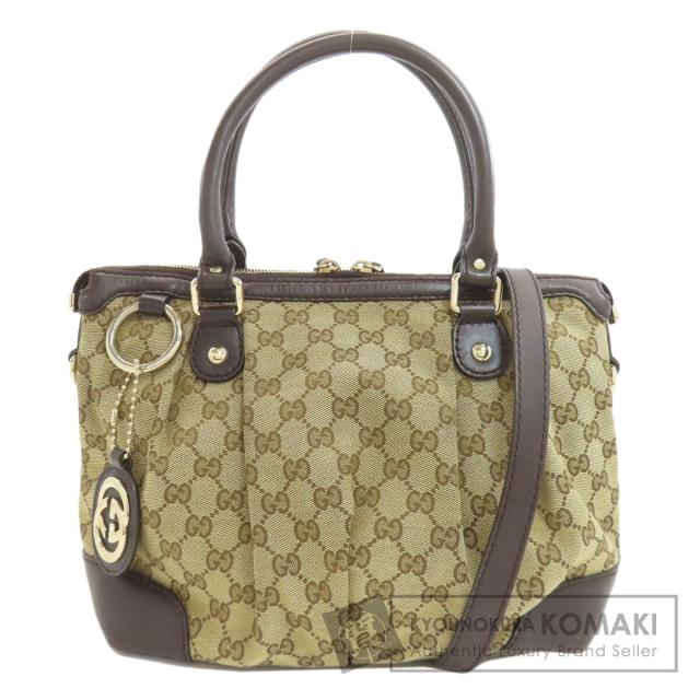 グッチ GUCCI 247902  スーキー GG 2WAY  トートバッグ キャンバス レディース  中古