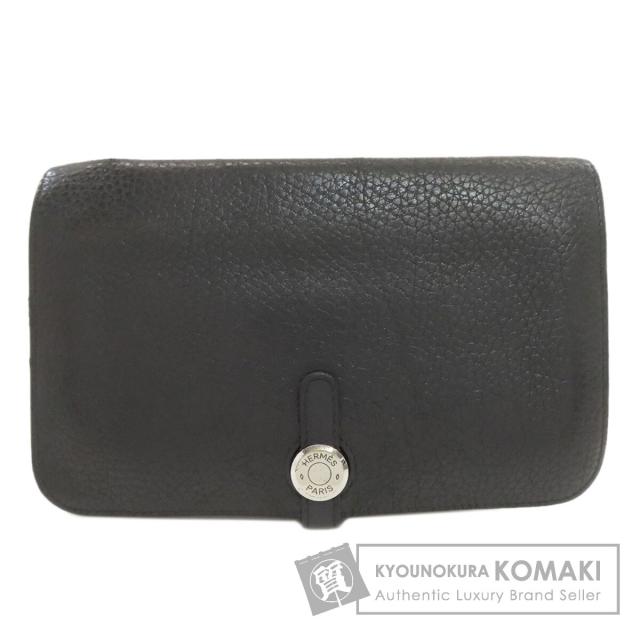 エルメス HERMES ドゴンGM デュオ シルバー金具 長財布（小銭入れあり） トゴ レディース 中古