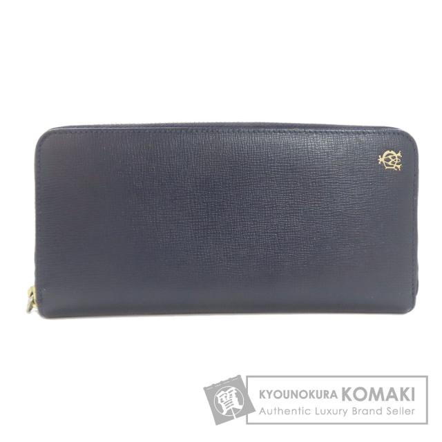 ダンヒル Dunhill ロゴ 長財布（小銭入れあり） レザー メンズ 中古