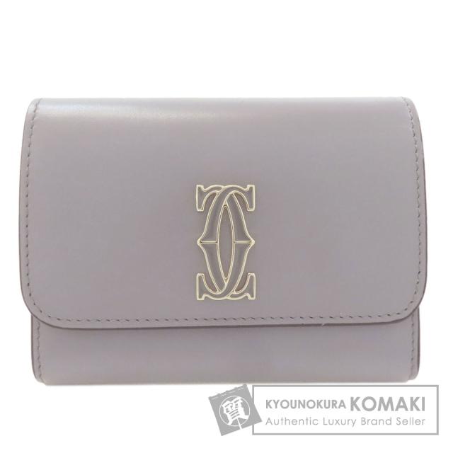 カルティエ CARTIER  ドゥーブルC ドゥ カルティエ コンパクトウォレット  中古