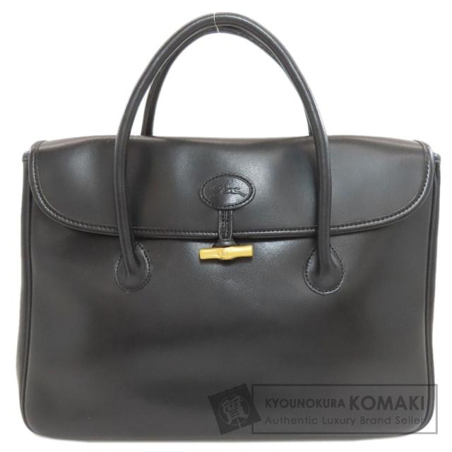ロンシャン Longchamp ロゾ ハンドバッグ レザー レディース 中古