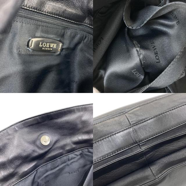 ロエベ LOEWE フラメンコ ショルダーバッグ ラムスキン レディース 中古_6