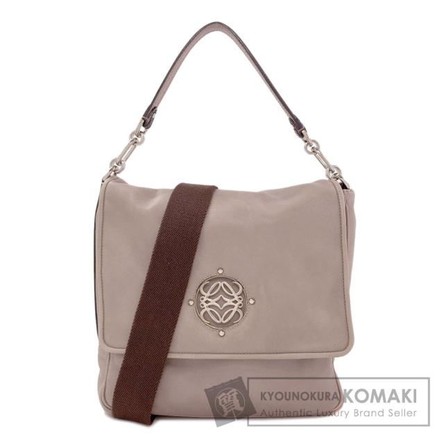 ロエベ LOEWE  アナグラム 2WAY  ショルダーバッグ ラムスキン レディース  中古