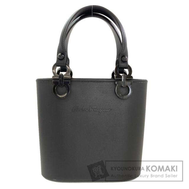 サルヴァトーレフェラガモ Salvatore Ferragamo ガンチーニ ハンドバッグ ラバー レディース 中古