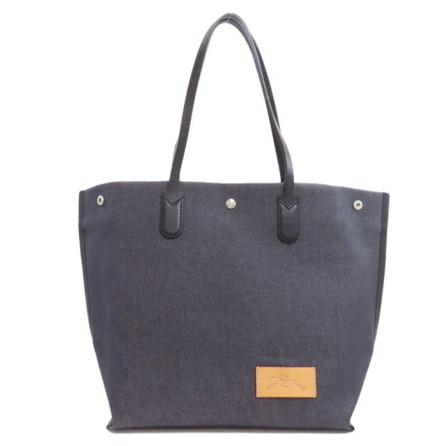 ロンシャン Longchamp  エッセンシャル　ショッピングバッグ  トートバッグ キャンバス 中古_1
