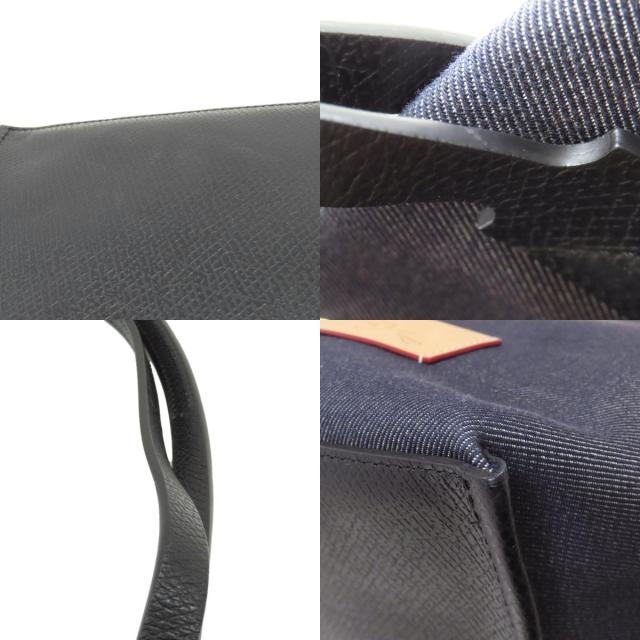 ロンシャン Longchamp  エッセンシャル　ショッピングバッグ  トートバッグ キャンバス 中古_8