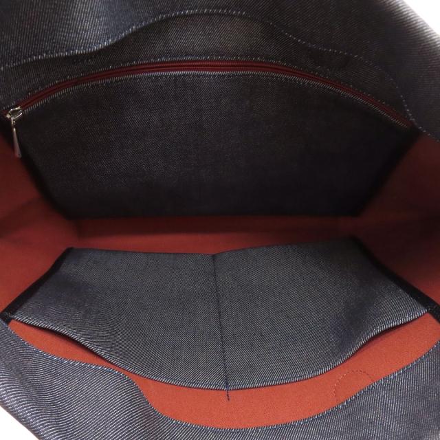 ロンシャン Longchamp  エッセンシャル　ショッピングバッグ  トートバッグ キャンバス 中古_5