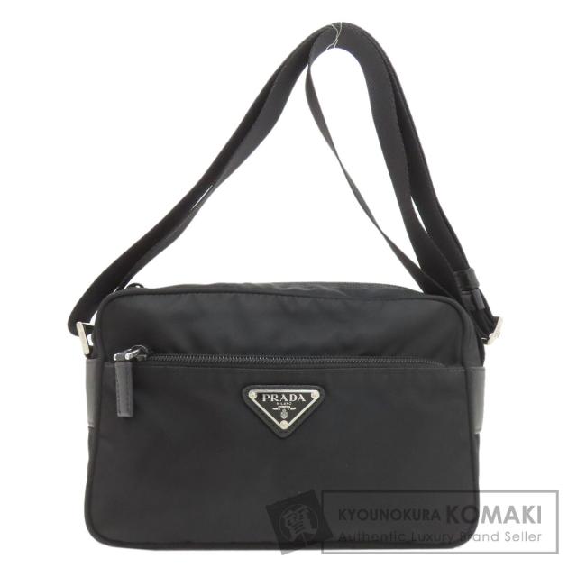 プラダ PRADA  ロゴタイプ金具  ショルダーバッグ ナイロン原料品 レディース  中古